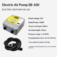 Pompe à air électrique KOETSU SB-100 pour gonflage de planches de surf et de paddle, et pour voitures (avec suralimentation DC)