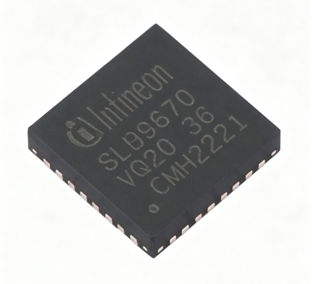 In Stock SLB 9670VQ2.0 FW7.85 VQFN 32 Hardware Encryption Authentication Chip