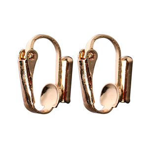 Pendientes de clip de aleación de cobre en forma de U, convertidor de clip para la oreja, antideslizante, sin dolor, para orejas sin perforar - Product Image 2