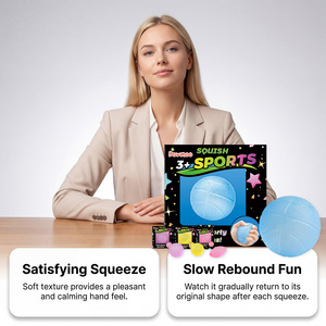Mini jouet sensoriel souple à rebond lent pour le soulagement du stress, idéal pour les boutiques de cadeaux et les supermarchés - Product Image 2