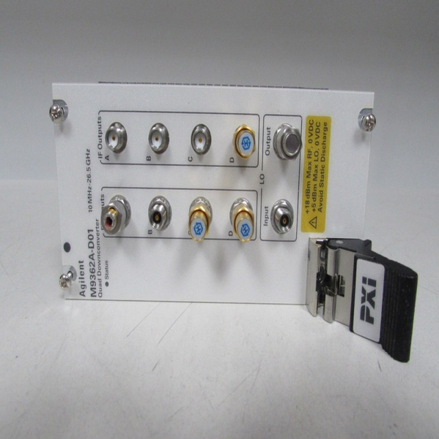 New Original Ready Stock M9362a Pxie Quad Downconverter Opt D01, 10 Mhz to 26.5 Ghz