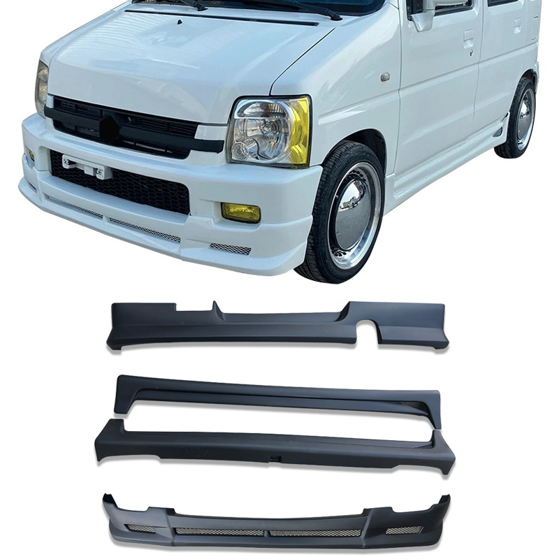 For Suzuki Wagon R 2003-2007 Front Lip Rear Lip Side Skirt High