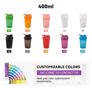 Bouteille de <span class=keywords><strong>shaker</strong></span> à protéines ZREGGUR avec logo personnalisé, 600 ml, sans BPA, sans danger pour les aliments, écologique, en plastique, pour la salle de sport, les sports et la remise en forme - Product Image 5