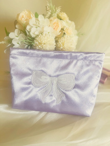 Sacs fourre-tout <span class=keywords><strong>MOJO</strong></span> promotionnels, nouveauté 2025, en polyester brodé avec motif nœud papillon, grande capacité, rangement intérieur portable, pour cosmétiques - Product Image 5