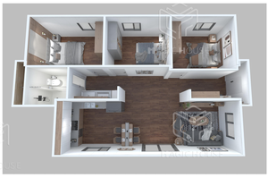Casa Contenedor Expandible de 40 pies con Doble Ala y Tres Dormitorios, Diseño de Vivienda ABCB Livale, Estándar para el Mercado Australiano - Product Image 3