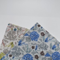 Hochwertiger 100% Baumwollstoff, gewebt, einfarbig gefärbt, Aquarell-Violett, niedrige Mindestbestellmenge, individuelle Farbe, Damenkleider, Hemden, Urlaub, Freizeitkleidung