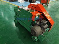 Machine de découpe automatique électrique pour barres d'armature avec commande motorisée, pour la découpe de barres d'acier et de barres nervurées