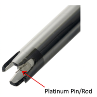 Sonde d'électrode pH, capteur ionique sélectif, sonde de référence scellée en platine, gel KCl pour le traitement de l'eau