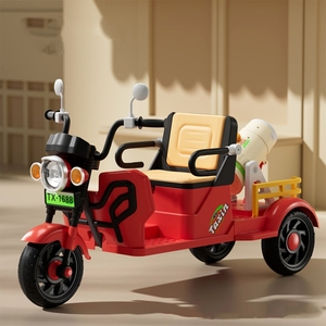 Nouvelle arrivée <span class=keywords><strong>b</strong></span>é<span class=keywords><strong>b</strong></span>é électrique de haute qualité Double siège tour sur Tricycle avec vélo de charge de grande taille pour les jumeaux - Product Image 5