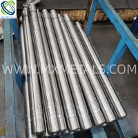 Précision HDTV durcissant l'arbre de cylindre hydraulique CK45 42CD4 tige de piston chromée dure