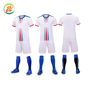 透气轻质涤纶足球队服短袖印花衬衫，可定制球队名称 - Product Image 4
