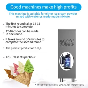 गर्म बिक्री 4.5L हॉपर 1000W रातोंरात संरक्षण समारोह बर्फ क्रीम मशीनों का इस्तेमाल किया घर