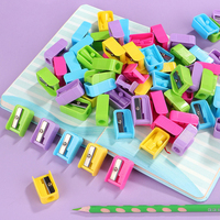 Taille-crayon miniature portable Canhao, modèle Canhaos02, coloré et mignon, pour étudiants et enseignants, fourniture de papeterie pratique