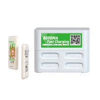 Estación de Energía Portátil Integrada con Carga Rápida, Banco de Energía Portátil de 8000 mAh con Función de Soporte para Alquiler