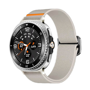 Pulsera de tela trenzada, banda deportiva ajustable de nailon elástico para <span class=keywords><strong>Samsung</strong></span> <span class=keywords><strong>Galaxy</strong></span> <span class=keywords><strong>Watch</strong></span> 8 40mm 44mm, accesorios de <span class=keywords><strong>correa</strong></span> - Product Image 4