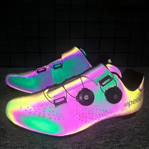 2020 새로운 패션 미끄럼 방지 다채로운 반사 사이클링 신발