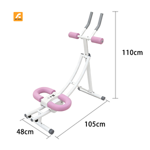 Mới có thể gập lại bụng Crunch roller coaster máy tập thể dục - Product Image 4