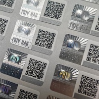 Autocollant de sécurité QR personnalisé anti-contrefaçon, authentique, inviolable, étiquettes de sécurité QR 3D