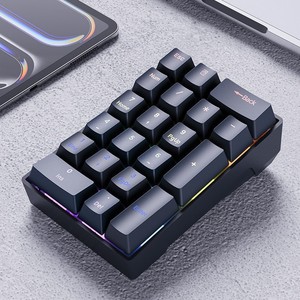 Clavier numérique mécanique Dragon Guardian K21, interrupteurs bleus, rétroéclairage RGB, filaire, pour usage bancaire, comptabilité, bureau - Product Image 1
