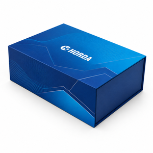 Custom Glue‑Free 7 Panel Foldable Rigid <b>Box</b> With Lock Closure No Magnetic <b>Flat</b> <b>Pack</b> Packaging <b>Box</b> Custom Printing Factory Direct - Product Image 5