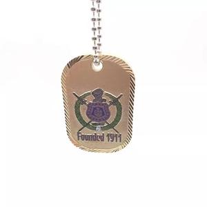 Collares de Placa de Identificación Personalizados de Alta Calidad, de Latón, Acero Inoxidable, Aluminio, Fundición de Metal, Diseño de Ángel, <span class=keywords><strong>para</strong></span> Hombres, Graduación, Promociones - Product Image 3