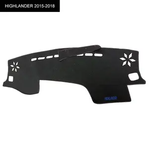 Allwetter-Angebot Instrumententafel-Abdeckung Pad-Zubehör Auto-Armaturenbrett-Abdeckung für HIGHLANDER 15-18