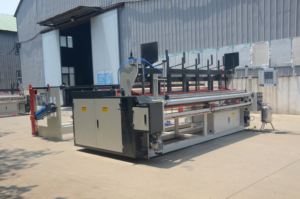 Rebobinadora de Papel Higiénico de Alta Velocidad XINJIUZOU-3000, Fabricante de Máquinas Automáticas para Enrollar Papel - Product Image 6