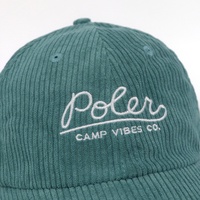 Casquettes décontractées en velours côtelé personnalisées avec logo brodé, non structurées, à visière incurvée, 6 panneaux, style « Dad Hat », pour le sport et l'extérieur – Vente en gros