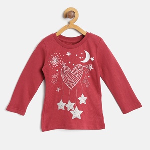 Футболки с длинным рукавом для девочек - Product Image 1