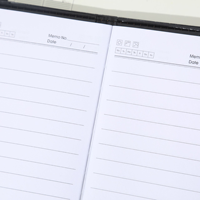 Business Notebook Custom Schwarz A6/b6 Hardcover Notebook Neu angekommen Pu Leder Ledertaschen Custom Packing Promotion 100 Blatt