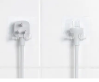Crochets muraux multi-usages Crochet auto-adhésif transparent Cuisine Salle de bain Rangement Étagère Support Autocollants Crochet