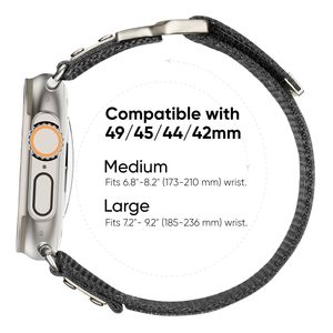 Correa deportiva compatible con <span class=keywords><strong>Apple</strong></span> <span class=keywords><strong>Watch</strong></span> Ultra <span class=keywords><strong>3</strong></span> 2 1, correa ancha de nailon para deportes al aire libre para hombre, 49 mm, 46 mm, 45 mm, 44 mm, 42 mm - Product Image 4