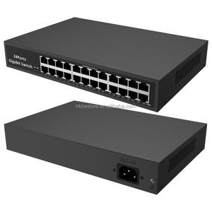 Good Quality 24 Ports Gigabit <b>Switch</b> Unmanaged Rackmount <b>Ethernet</b> <b>Switch</b> Metal Design Network <b>Switch</b> - Product Image 1