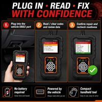 MY3001 Herramienta de Diagnóstico OBD2 para Autos, Lector de Códigos OBDII, Escáner de Códigos de Error del Motor