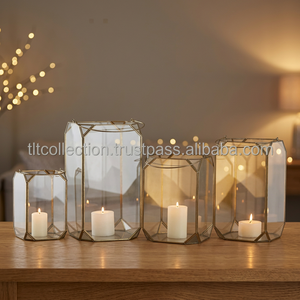 Iron Handmade Natural <b>Lantern</b> <b>Set</b> for Christmas Home Decoration - Product Image 3