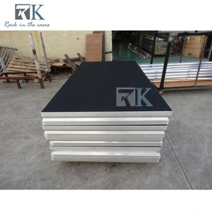 Escenario de altura ajustable con barandillas Suministro de escenario de marco de aluminio - Product Image 6
