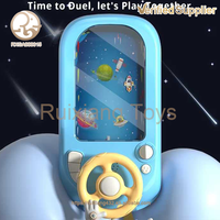 Jeu d'Aventure Électronique STEM Montessori pour Enfants, Volant de Simulation de Course avec Voiture et Vaisseau Spatial, pour les 5 à 7 Ans