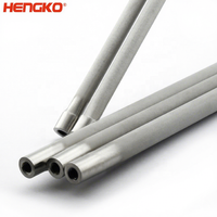 Tube de refoulement en métal poreux fritté HENGKO pour équipement de distribution de liquides de précision