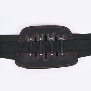 Nhà Máy Trực Tiếp Bán Chất Lượng Cao Đàn Hồi Và Có Thể Điều Chỉnh Polyester Da Eo Huấn Luyện Viên Vành Đai Thoáng Khí - Product Image 4