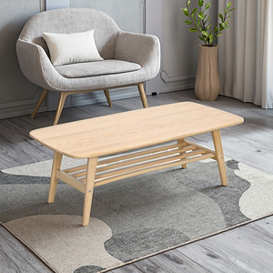 Hiện đại cổ điển bàn trà rắn gỗ dài Bàn cà phê cho phòng khách văn phòng đa chức năng - Product Image 6