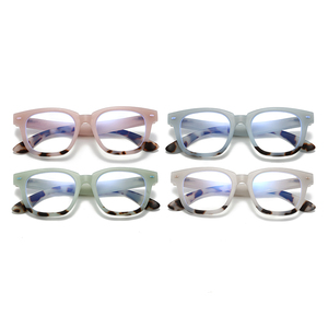 HS2241 femminile Unisex telaio in vetro moda di buona qualità con disegno scheletro lente Aquared blu blocco della luce per i giovani - Product Image 3