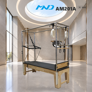 Cadillac Pilates in Legno di Gomma con Attrezzatura per Allenamento Body Control MND Fitness per Rivenditori di Attrezzature da Palestra a Miami - Product Image 1