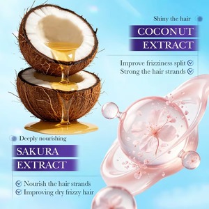 Aceite Capilar Nutritivo y Suavizante de Flor de Cerezo y Coco - Hidrata y Protege el Cabello - Product Image 5