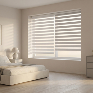 Nouveauté YUXUAN Stores Électriques <span class=keywords><strong>Duo</strong></span> Étanche Motorisés Zebra Design Moderne Installation Plafond - Product Image 5