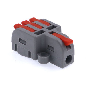 Bloque de terminales de palanca de 4 vías de conexión rápida, conector de cable de inserción de 32 A para tiras LED de 12 V y 24 V y cableado automotriz - Product Image 4