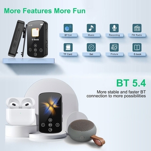 Reproductor de Música BT Multilingüe de Alta Fidelidad con Pantalla Táctil, Botón, Clip Deportivo, Radio FM, Compatible con <span class=keywords><strong>Audio</strong></span> FLAC y APE - Product Image 4