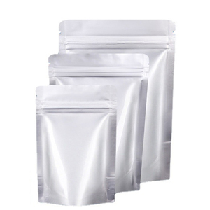 Bán buôn tùy chỉnh Bạc nhôm lá container Nắp kéo túi Mylar thực phẩm cấp mùi bằng chứng đứng lên bao bì túi - Product Image 2