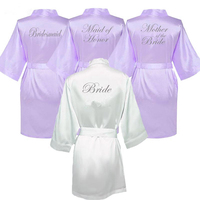 Robes en soie blanches à manches longues, robe en satin personnalisée pour femmes, robe de demoiselle d'honneur en soie satinée