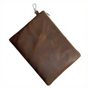 Sac de golf en cuir véritable Boshiho, pochette personnalisée pour objets de valeur en cuir - Product Image 3