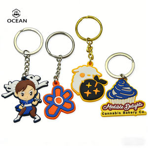 Porte-clés en PVC de style américain, design indépendant, porte-clés personnalisé, logo en PVC - Product Image 6